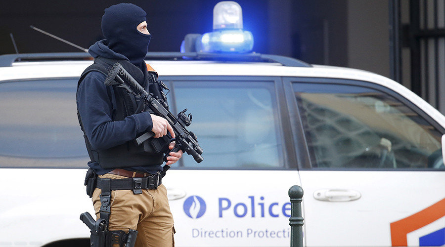 A Belgian special forces police officer