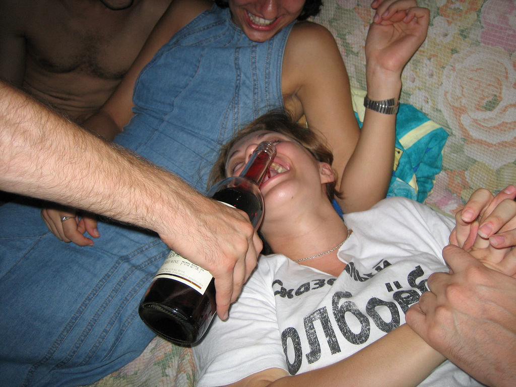 Drinking people