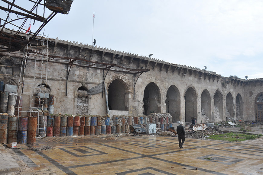 Aleppo's Umayyad Mosque