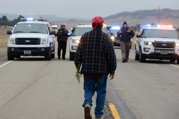 Click to enlarge DAPL protestor