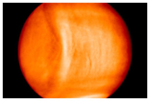 Click to enlarge Gravity Wave on Venus