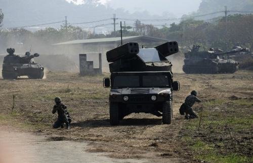 Click to enlarge Taiwan military drills
