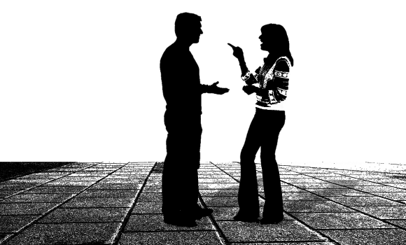 couple communicating