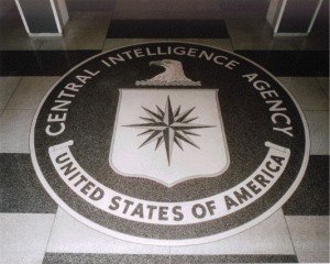Click to enlarge CIA seal in lobby of the spy agency’s headquarters