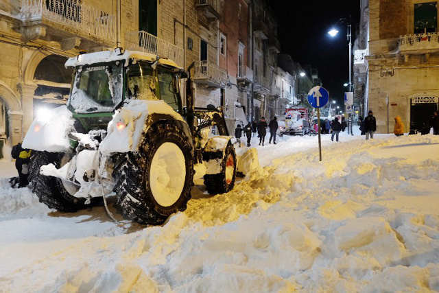 Snow in Italy