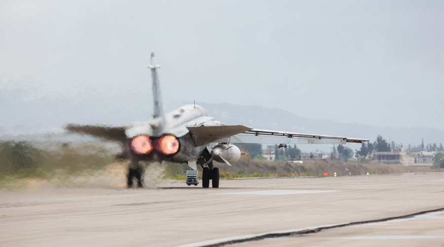 Click to enlarge Russian Sukhoi Su-24 fighter jet