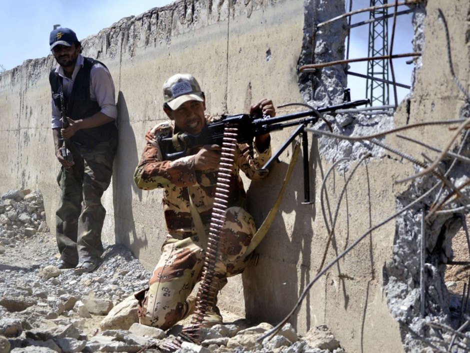 Syrian troops