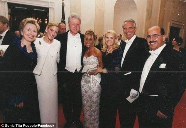 Hillary and Bill are close friends of the Puopolo family