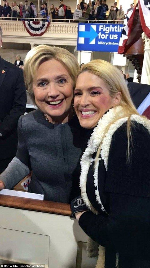 Sonai and Hillary Clinton