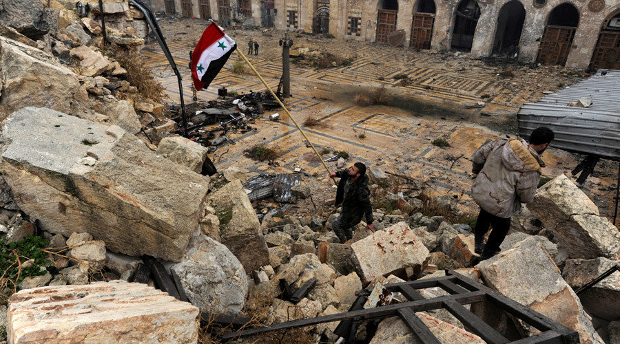 Click to enlarge Syria in rubble