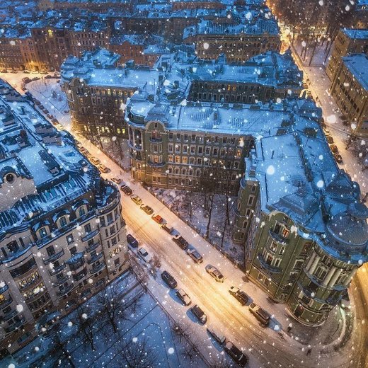Click to enlarge Saint Petersburg in winter