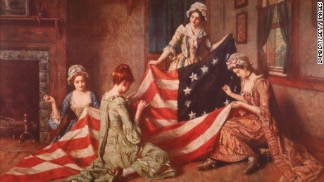 Click to enlarge Birth of the Flag