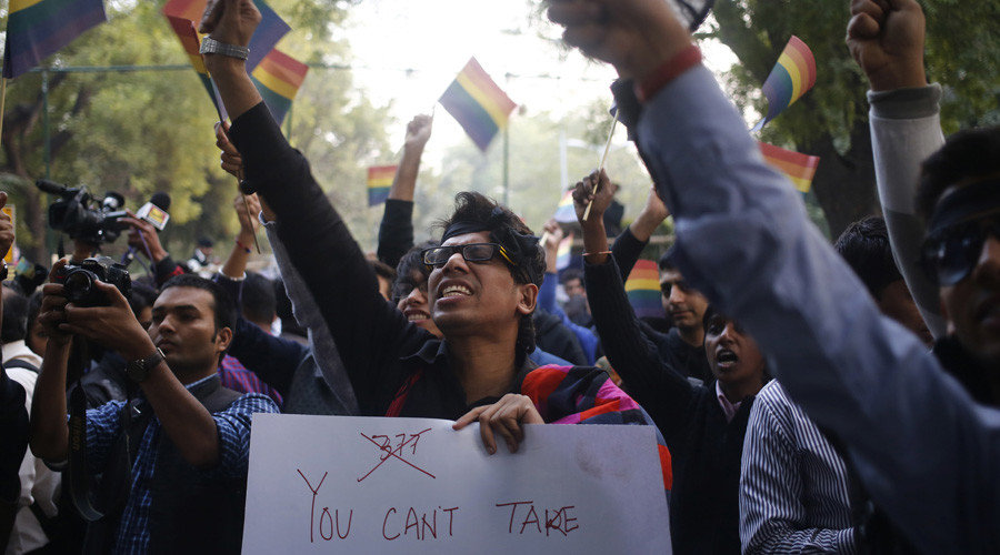 Click to enlarge gay rights activists India