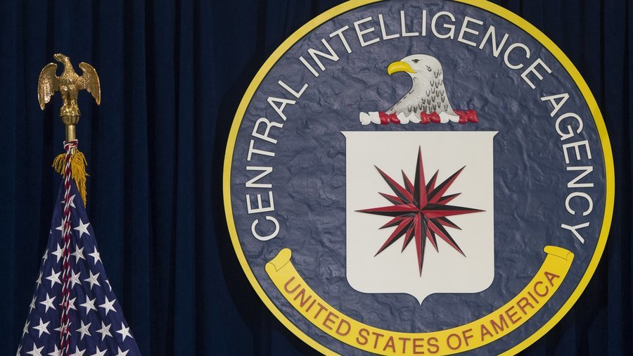 CIA logo with American flag