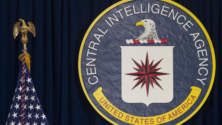 CIA logo with American flag