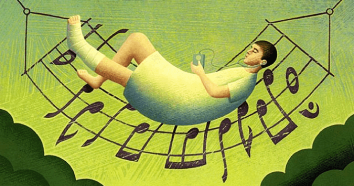 Click to enlarge music hammock