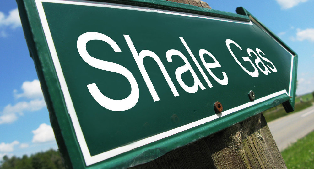 Shale gas sign