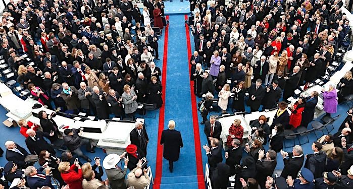 Trump walks