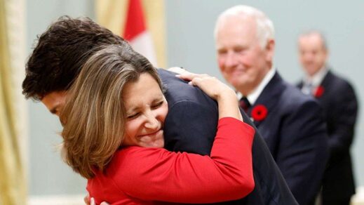 Click to enlarge Freeland Trudeau