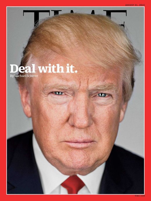 Donald Trump cover Time magazine