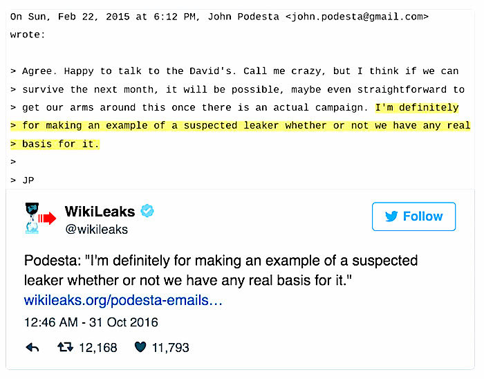 Assange tweet