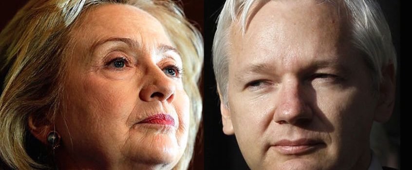 Click to enlarge killary and assange