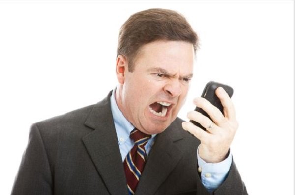 angry man