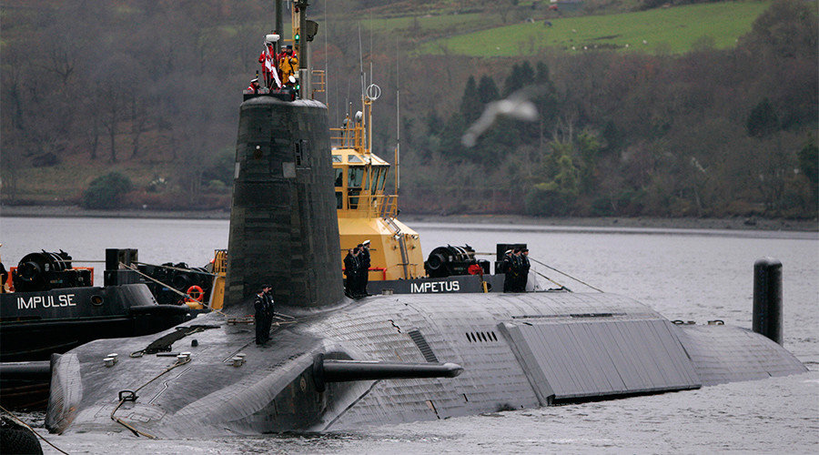 UK submarine HMS Vengeance