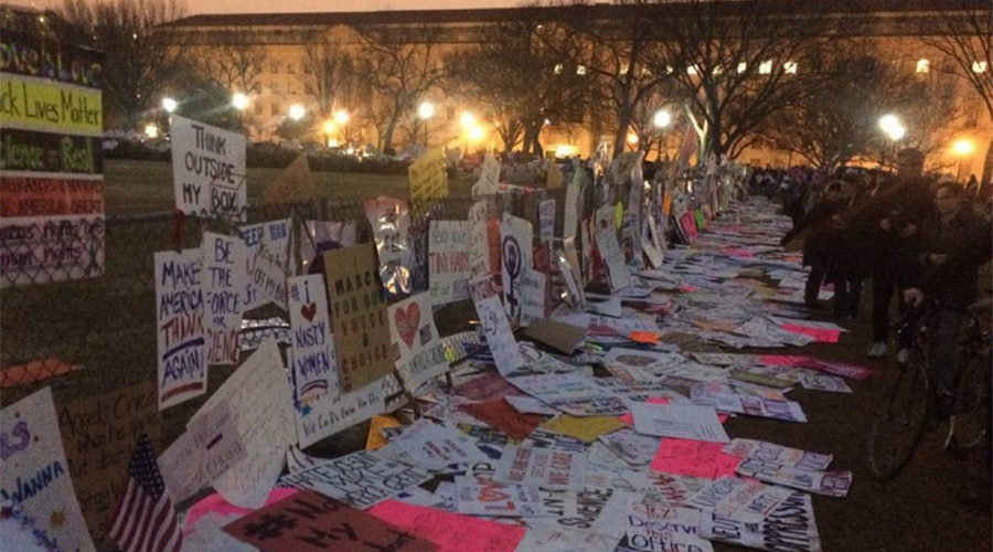 women's march signs