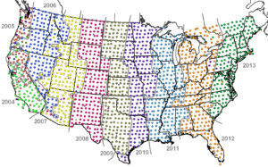 Click to enlarge 400 seismometers United States