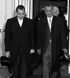 Lyndon Johnson and Richard Nixon