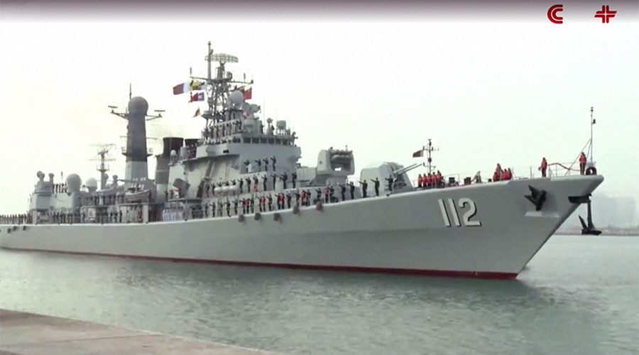 Click to enlarge Chinese warship