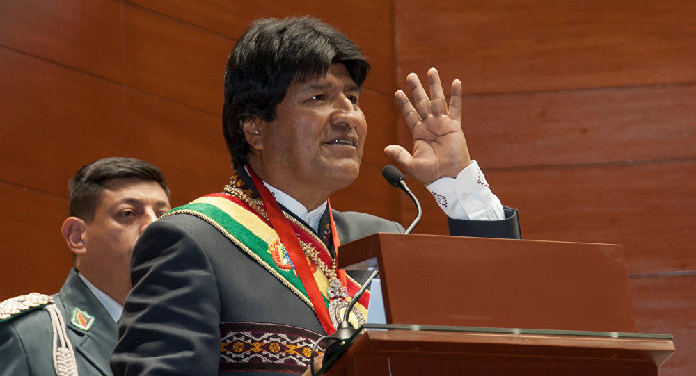 Click to enlarge Evo Morales