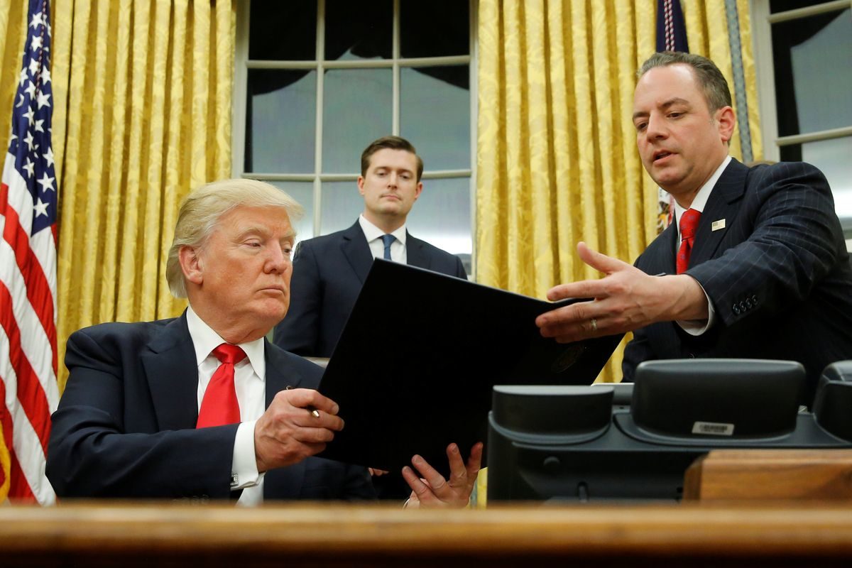 Trump's fist fewdays in Whitehouse