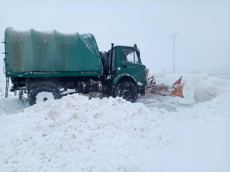 Click to enlarge Snow in Algeria