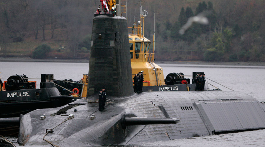 UK HMS Vengeance submarine