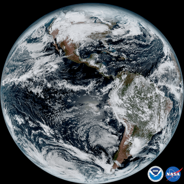 NOAA GOES-16 image