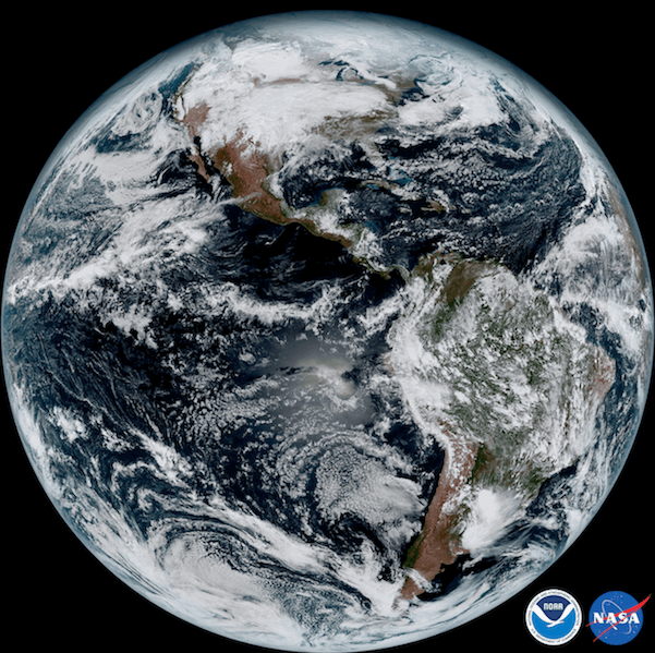Click to enlarge NOAA GOES-16 image