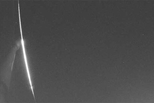 meteor fireball over Exeter