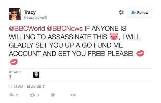 Denver, Colorado woman tweets assassination call for Trump