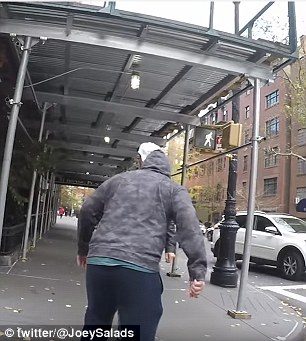 Click to enlarge spit infront of Joey Salads