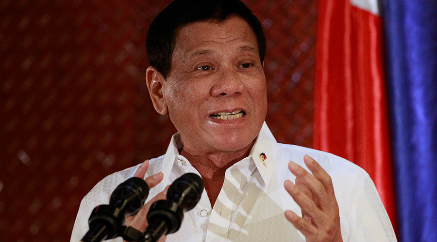 Philippine President Rodrigo Duterte