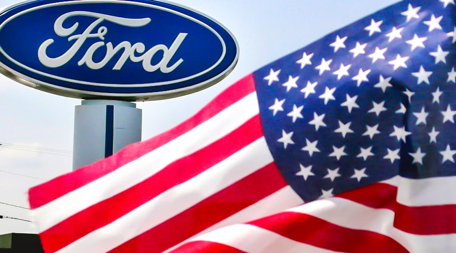 Ford American flag