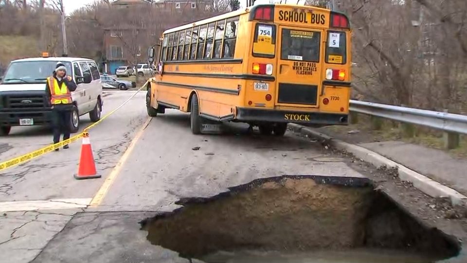 Toronto sinkhole