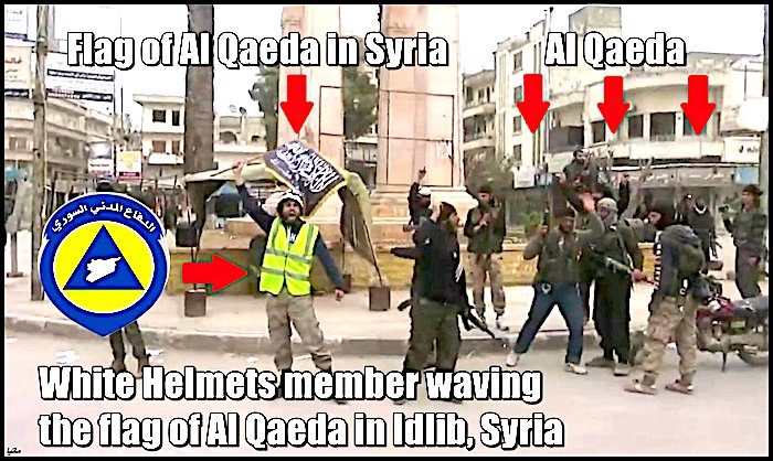Click to enlarge White Helmets al-Qaeda