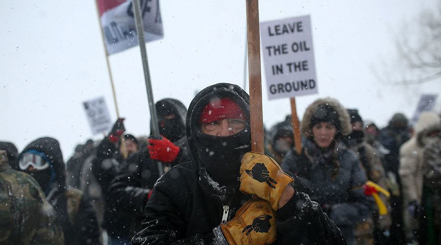  Dakota Access pipeline protesters