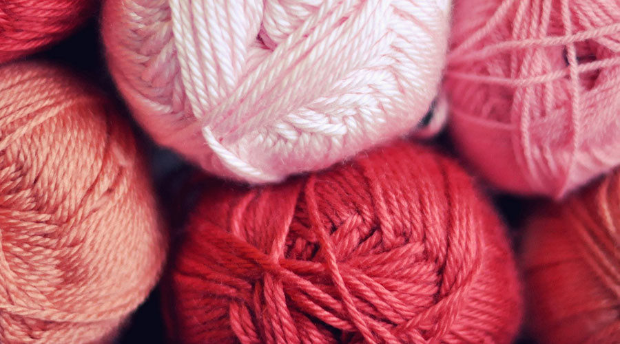 Click to enlarge pink yarn women's march