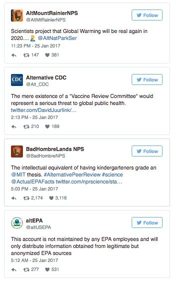 Click to enlarge Rogue tweets