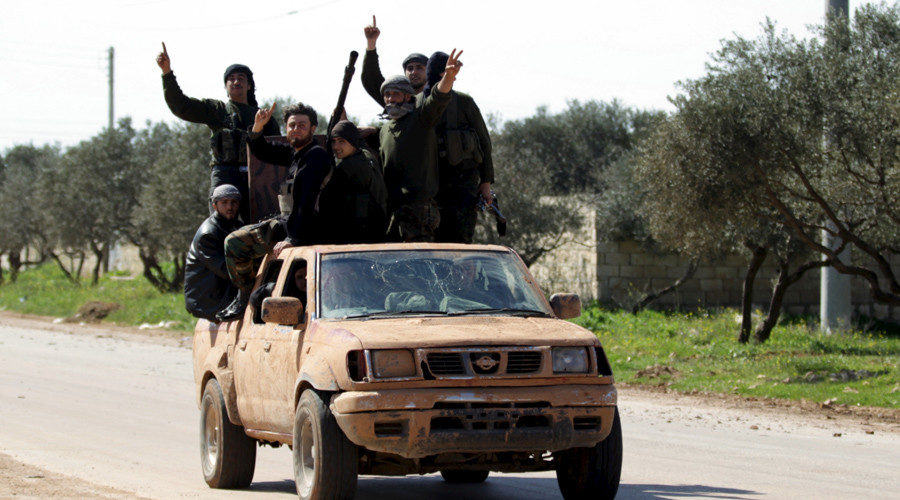 Ahrar al-Sham Islamic Movement rebel fighters