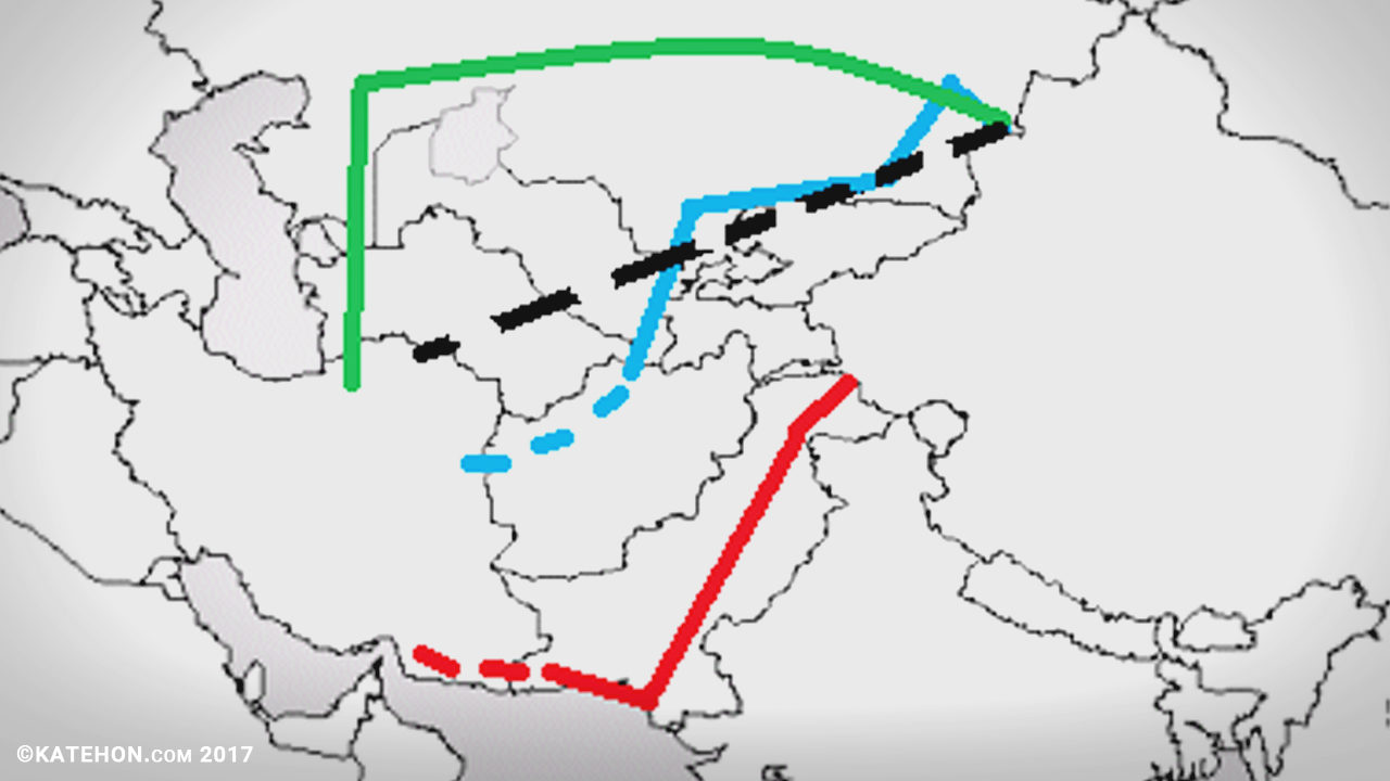 Click to enlarge Silk road china iran